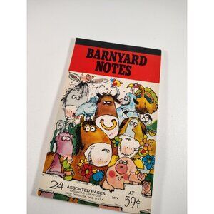 VTG Barnyard Notes Vagabond Creations Writing Stationary Paper 23pc missing 1 pg